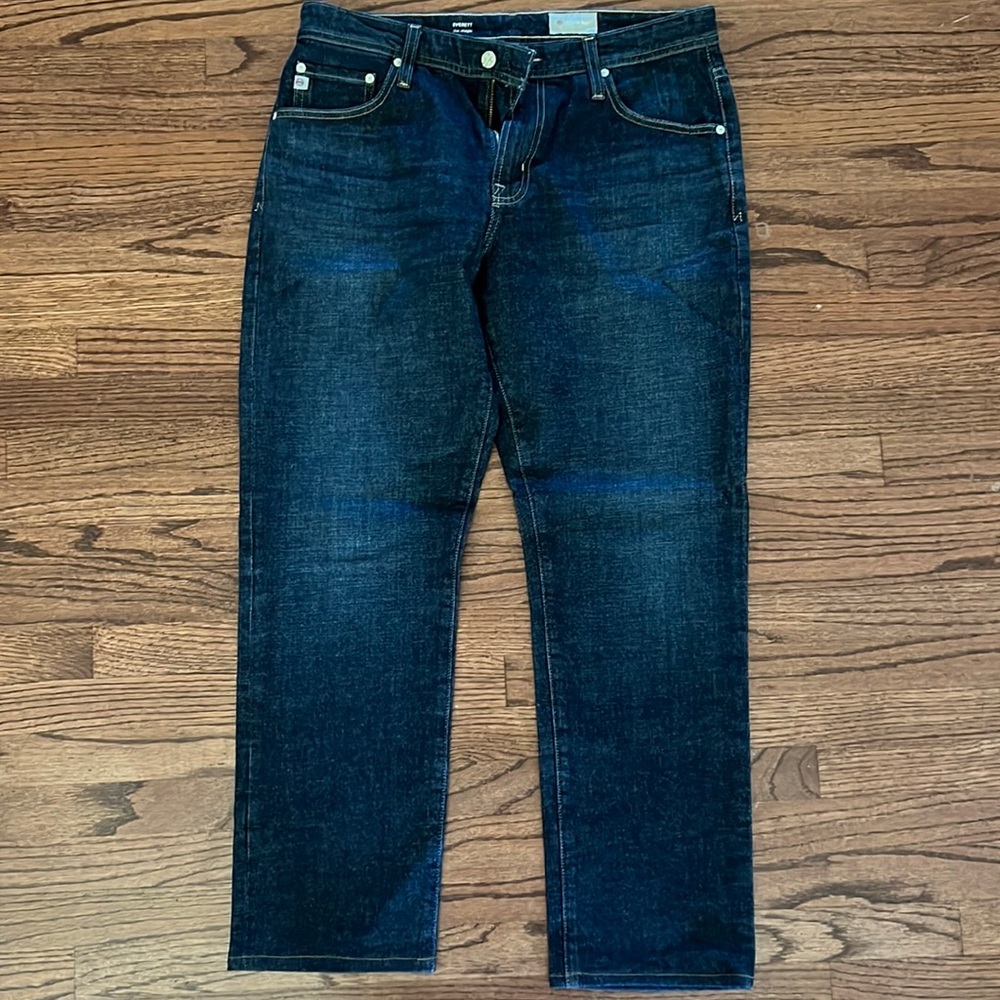 AG Everett slim straight jeans. Size 33 waist and 30 inch inseam.